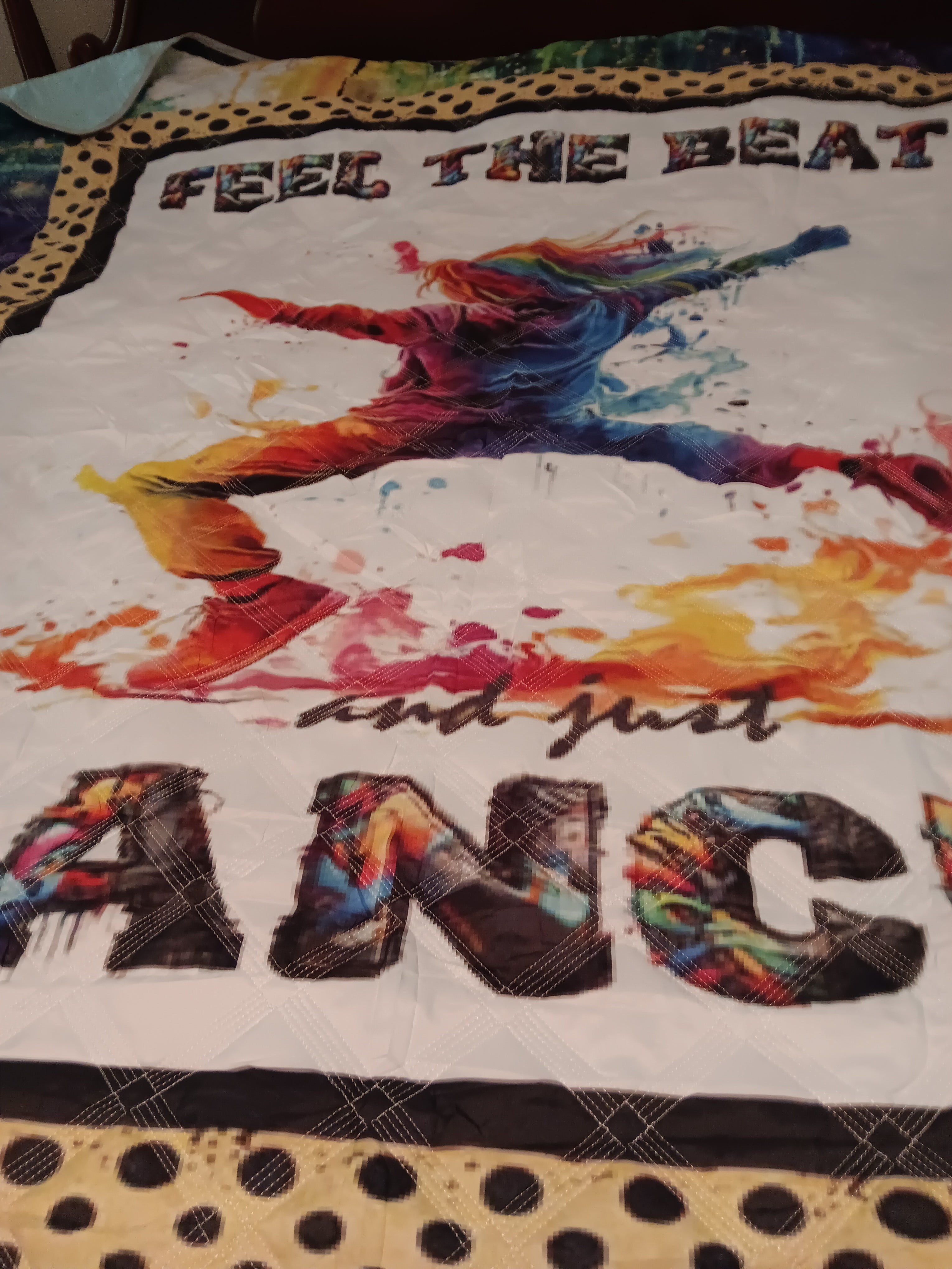 Dance Party Quilt-Full Size 3 Piece Set