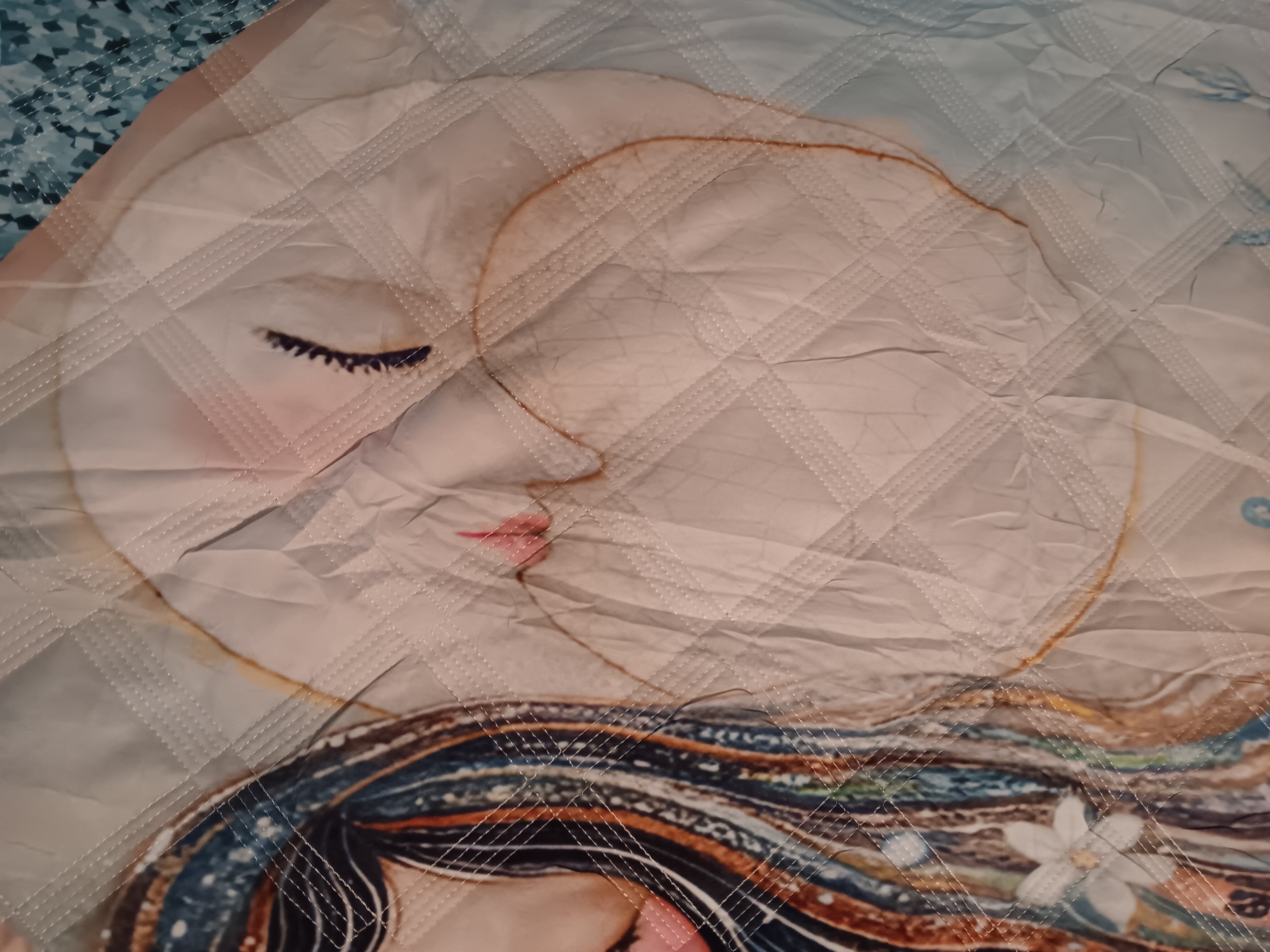 Sleeping Beauty - Twin Size 2 Piece Quilt Set