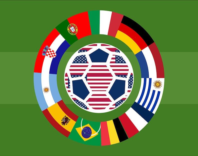 Soccer Quilt -Twin Size 2 Piece Set