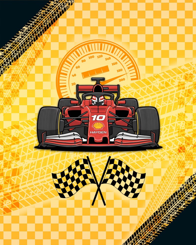 Race Car Quilt-Full Size 3 piece set