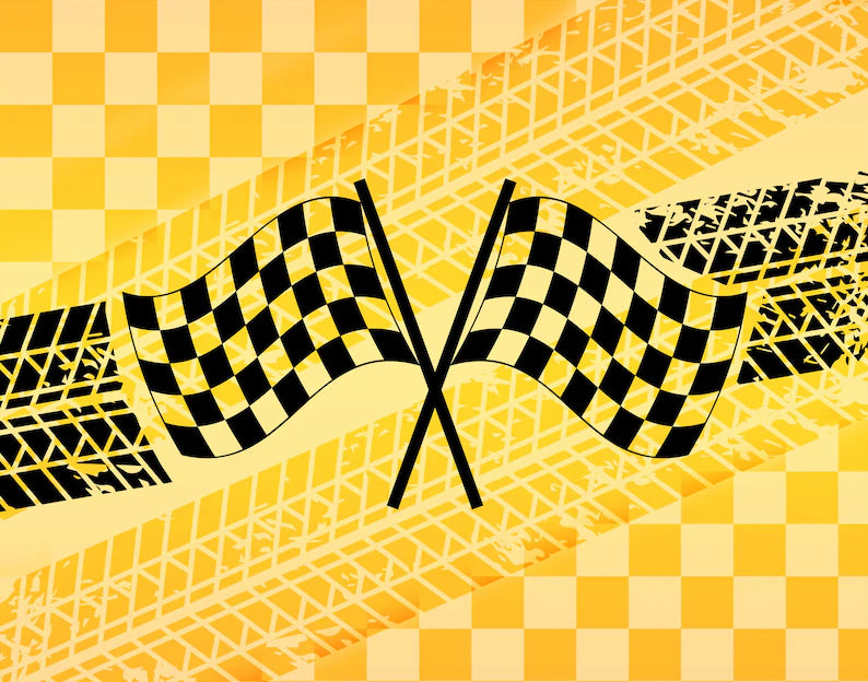 Race Car Quilt-Full Size 3 piece set
