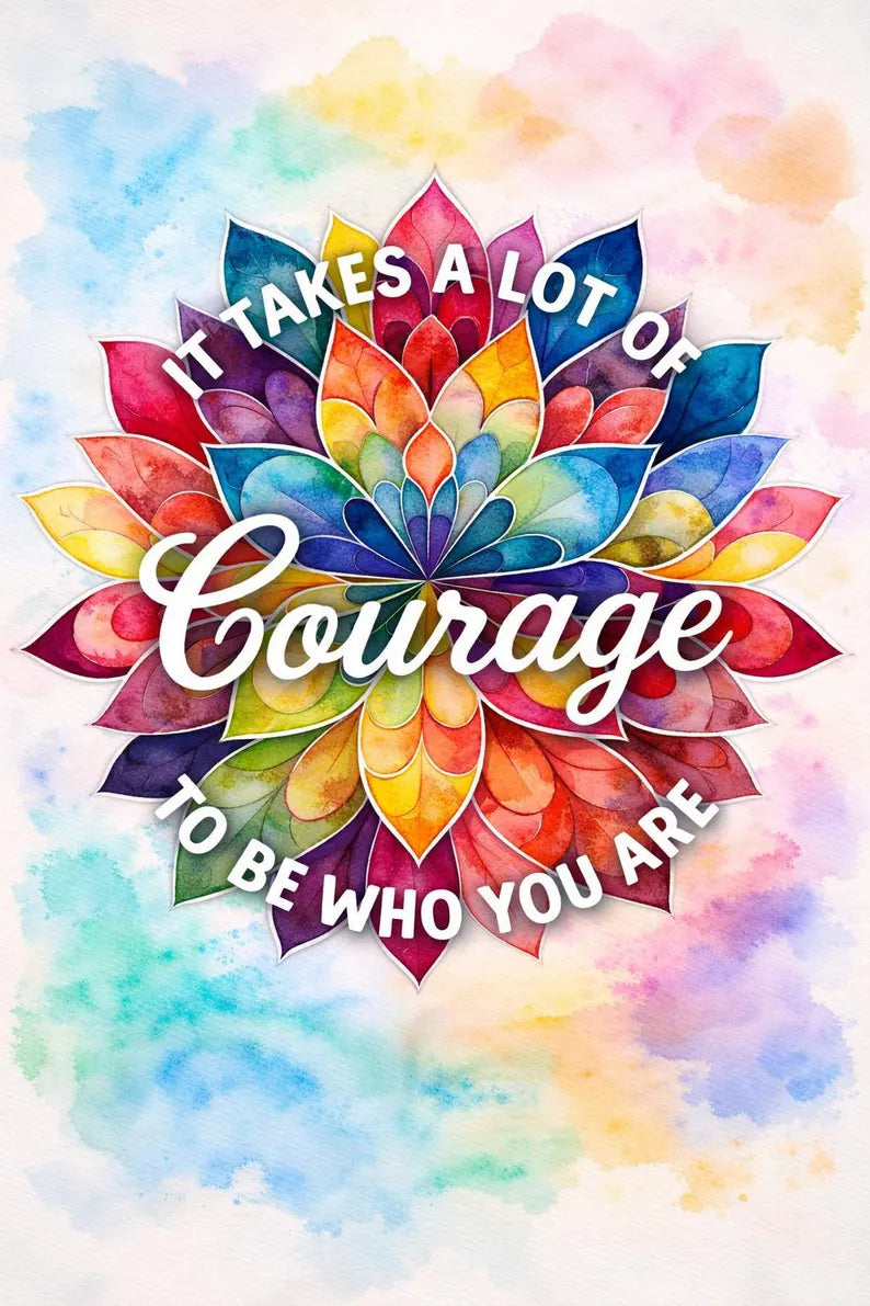 Courage Blanket - Minky Flannel Fleece 78 x 90 inches